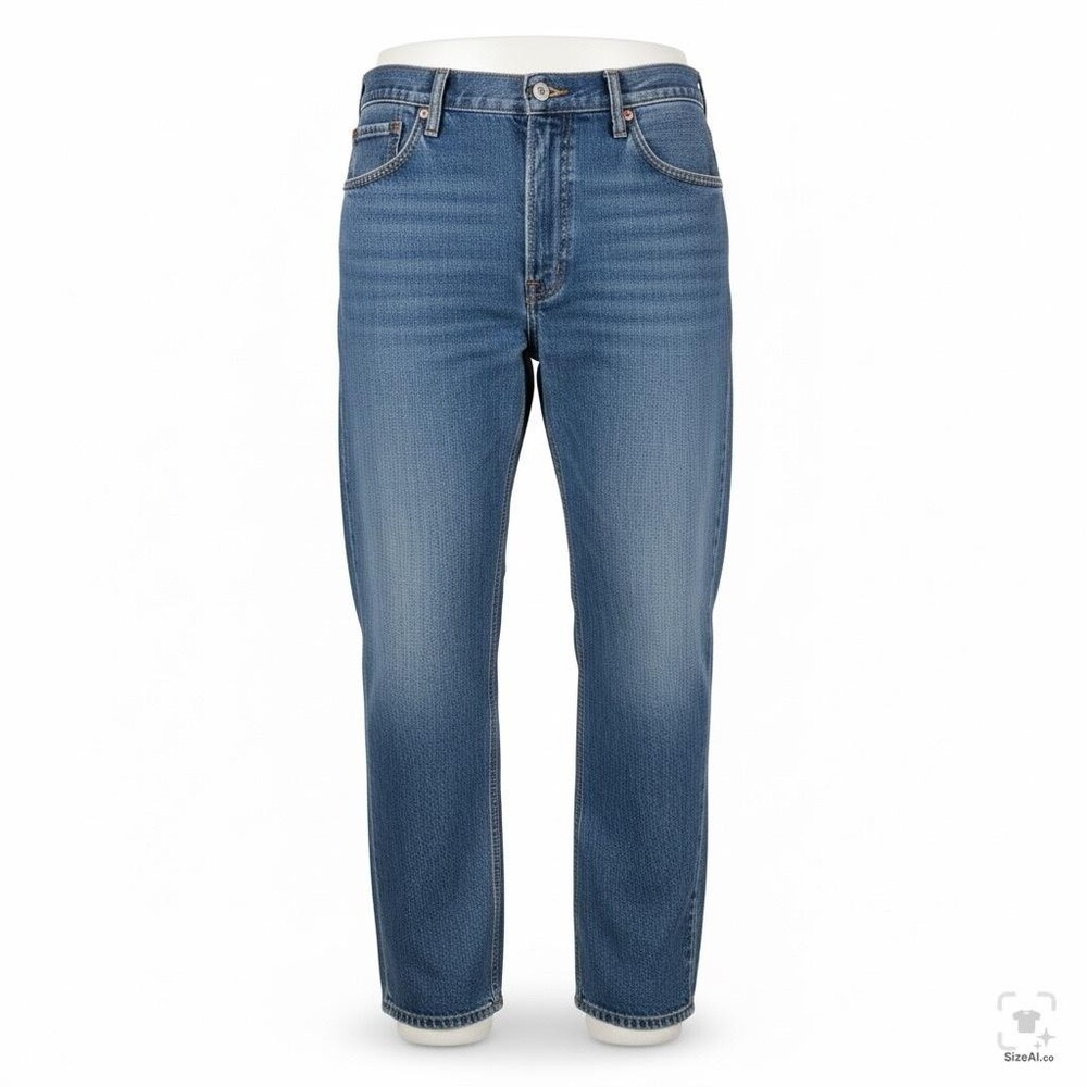 Levis 505 Jeans Mens 34x30 Blue Medium Wash Regular Fit Straight Leg Denim